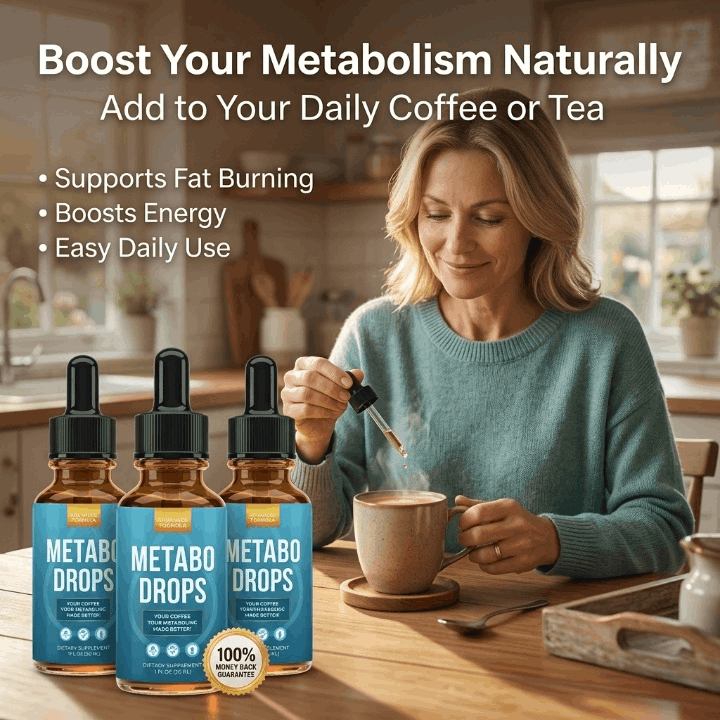 Metabo Drops 3 bottles with user lady